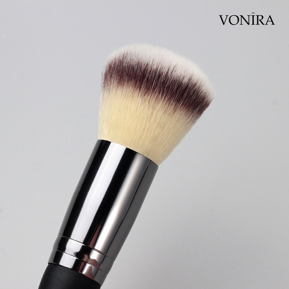 Vonira Beauty Manufacturer Wholesale Double-ended Round Foundation Concealer Makeup Brush Custom Logo Private Label