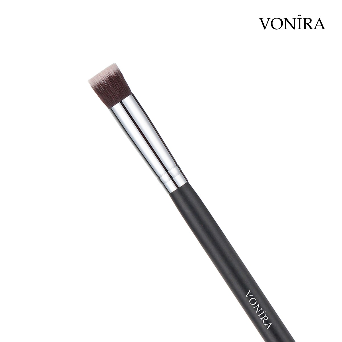 Vonira Beauty Wholesale Makeup Under Eye Concealer Brush With Mini Flat Top Kabuki with Synthetic Bristles for Concealing Blending