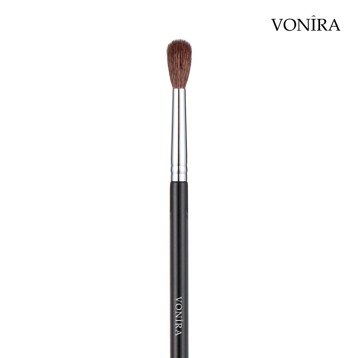 Vonira Beauty Wholesale High Quality Natural Long Fluffy Dense Rounded Makeup Eye Blending Crease Brush With Custom Private Label Service