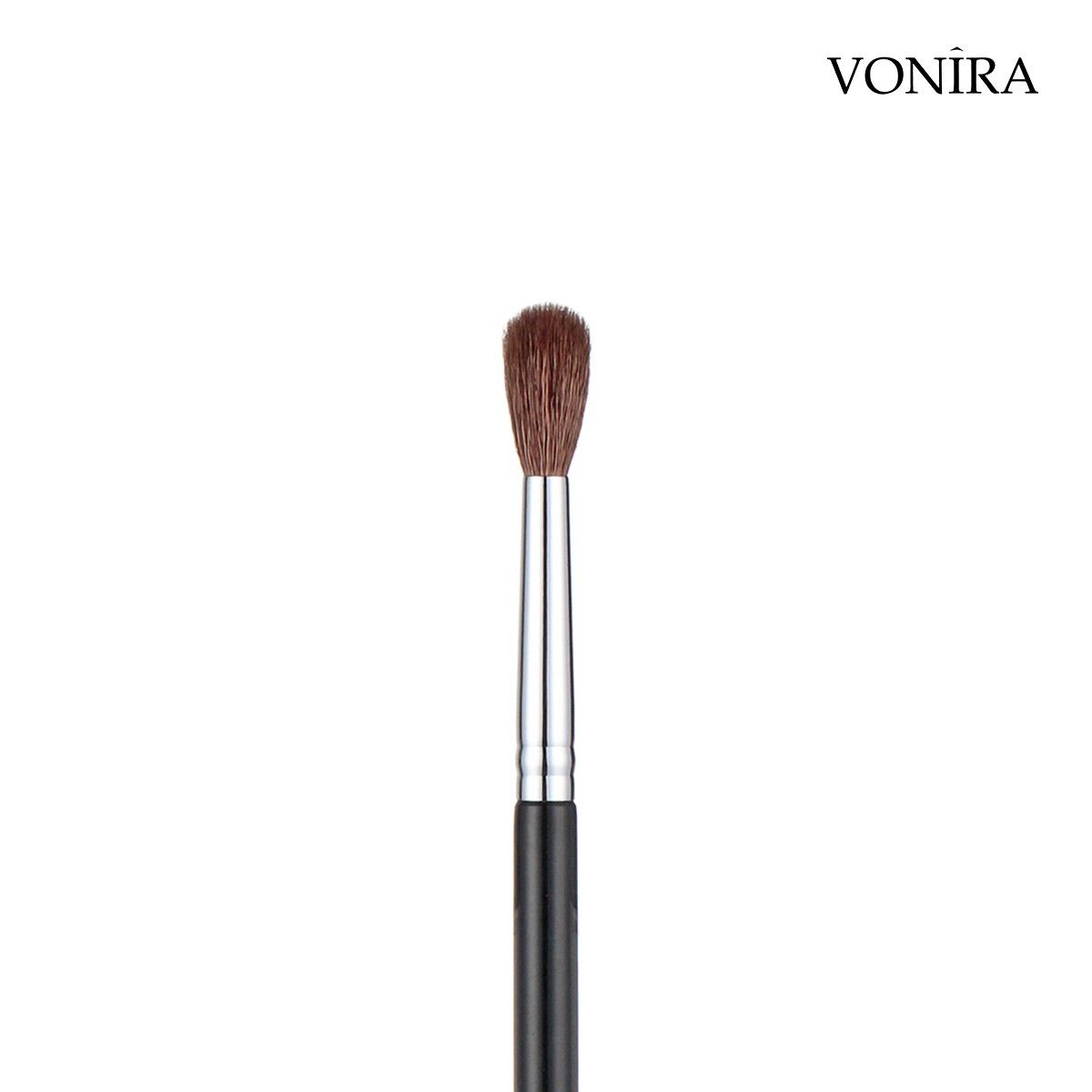 Vonira Beauty Wholesale High Quality Natural Long Fluffy Dense Rounded Makeup Eye Blending Crease Brush With Custom Private Label Service