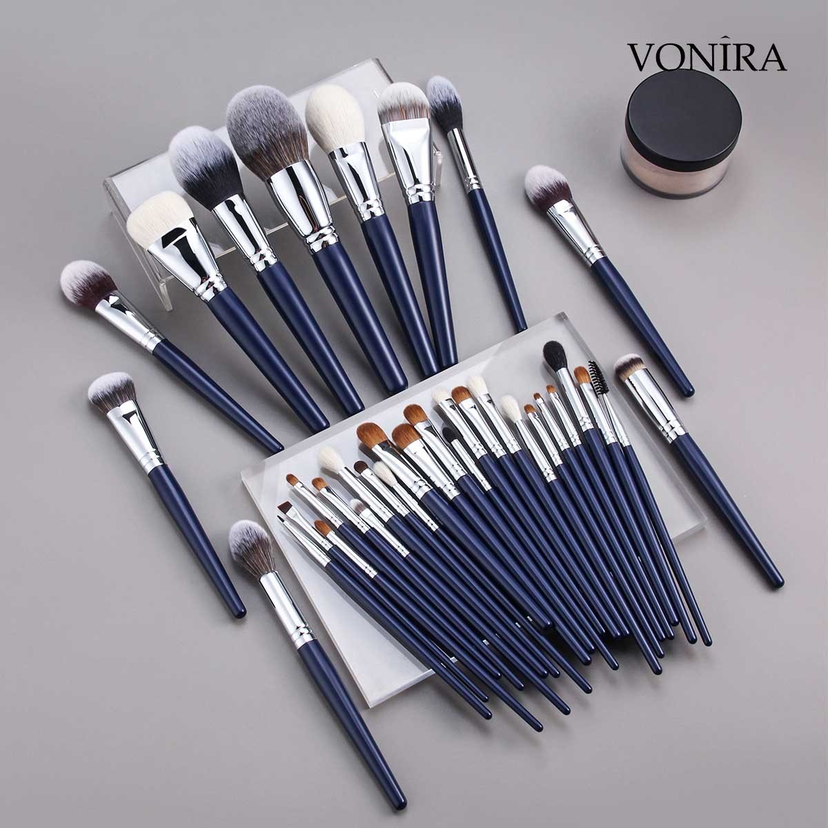 Wholesale Bulk Custom Private Label Luxury Makeup Brushes Set Supplier Top Handmade Quality Manufacturer