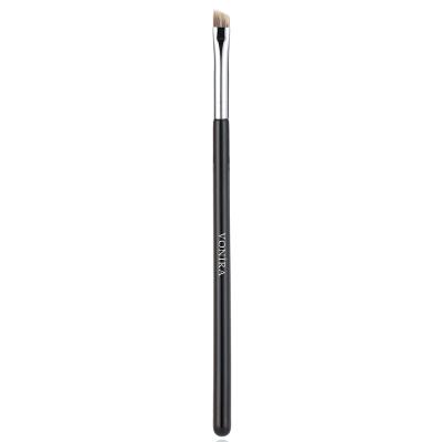 onira Beauty Natural Sharp Firm Angled Eyebrow Brush With Silver Copper Ferrule 